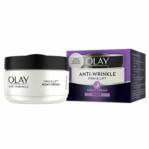 Olay Anti-Wrinkle Firm And Lift Anti-Ageing Night Moisturiser 50ml