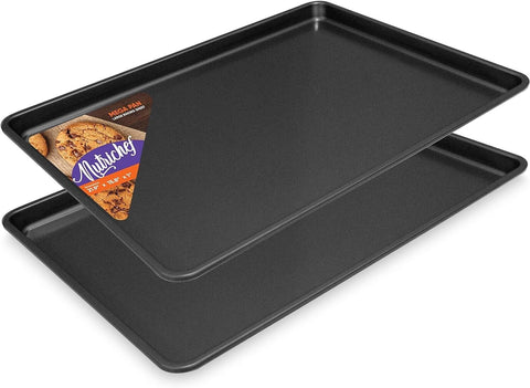 NutriChef Stylish Metallic Coating Non-stick Mega Bake Pan