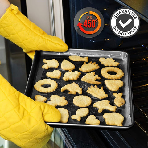 NutriChef Stylish Metallic Coating Non-stick Mega Bake Pan