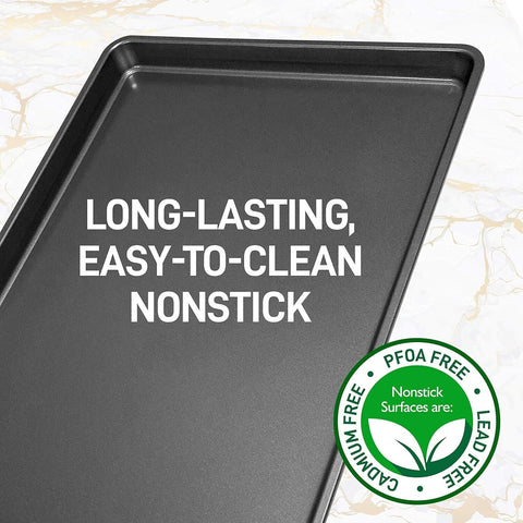NutriChef Stylish Metallic Coating Non-stick Mega Bake Pan