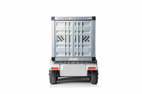 Kids Electic Ride On Truck With Detachable Trailer 12v 4 Wheel Drive | Damaged Packaging