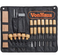 VonHaus 16pc Wood Carving Tool Set