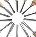 VonHaus 16pc Wood Carving Tool Set