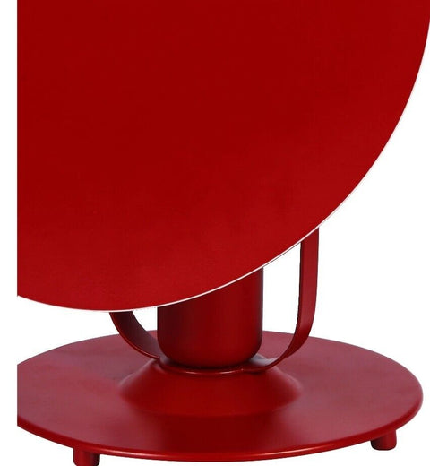 GoodHome Kiranat Matt Red IP20 E27 10W Metal Table Light | Clearance