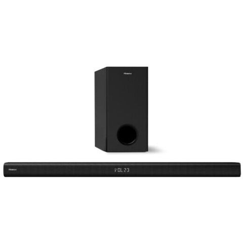 Hisense HS218 2.1 Soundbar with Wireless Subwoofer - Black