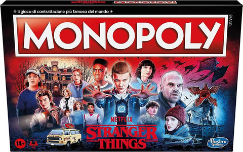 Hasbro Game Table Of Society Monopoly Of Stranger Things 4 IN Italian 14+ | Damaged Packaging