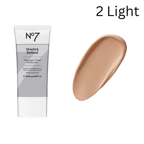 No7 Shield & Defend City Light Tinted Moisturiser 50ml