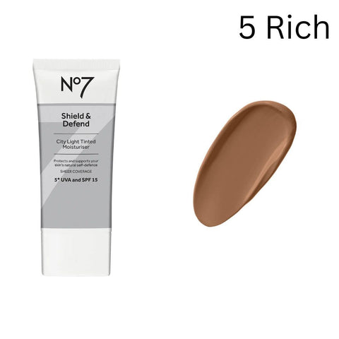 No7 Shield & Defend City Light Tinted Moisturiser 50ml