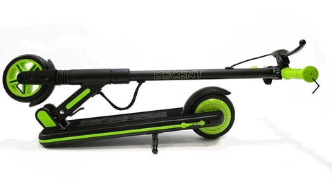 Decent Kids Electric Folding Scooter Black/Green