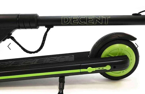 Decent Kids Electric Folding Scooter Black/Green