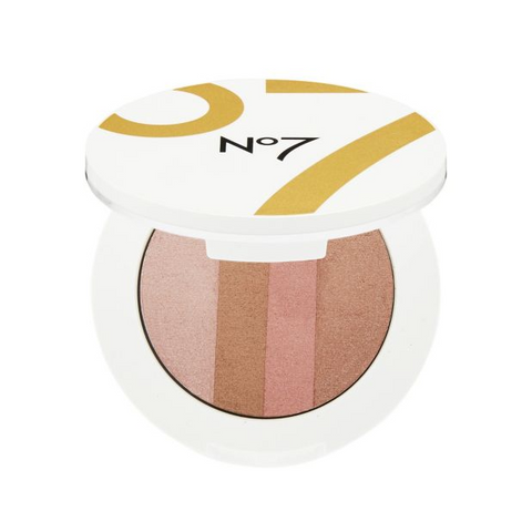 No7 Shimmer Highlight Palette Rose 10g