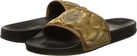Pepe Jeans Gold Women’s Slider Flip-Flops – PAD Slip-On Sandals