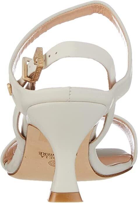 Fred de la Bretoniere Off-White Leather Sandals – FRS1191 for Women