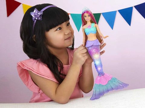 Barbie Dreamtopia Twinkle Lights Mermaid Doll HDJ36 | Damaged Packaging