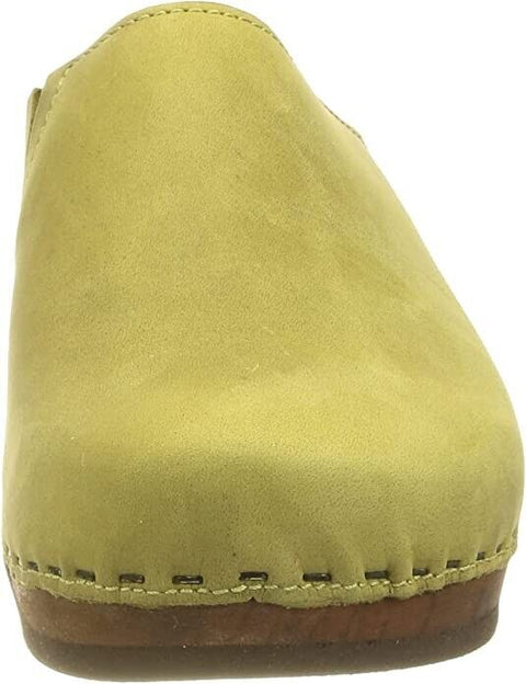 Woody Women’s 13223 Anja Clogs – Mustard Yellow Slip-On Comfort Shoe