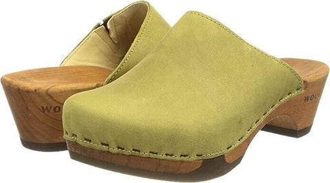 Woody Women’s 13223 Anja Clogs – Mustard Yellow Slip-On Comfort Shoe