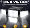 Solar Security Lights Outdoor, 270 LED Solar Motion Sensor Lights