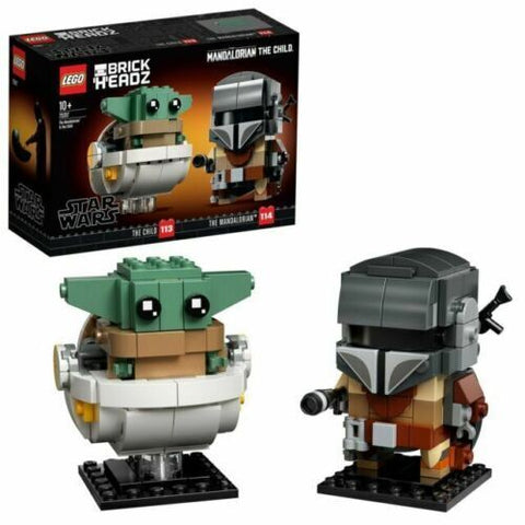 LEGO 75317 Star Wars BrickHeadz Star Wars The Mandalorian & The Child | Damaged Packaging