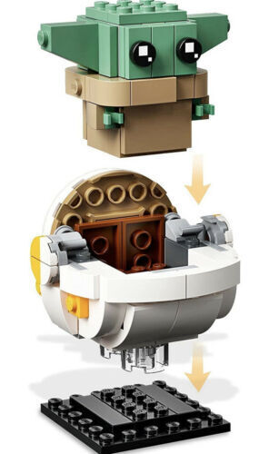 LEGO 75317 Star Wars BrickHeadz Star Wars The Mandalorian & The Child | Damaged Packaging