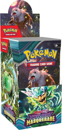 Pokemon Scarlet &amp; Violet—Twilight Masquerade Booster Display Box (18 Boosters)