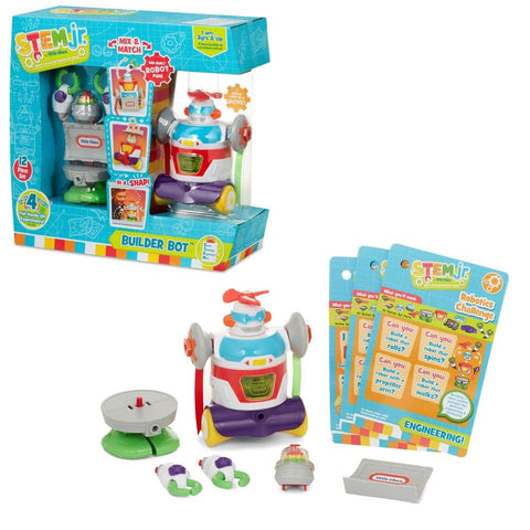 Little Tikes STEM Jr. Builder Bot | Build-Your-Own Toy Robot for Ages 3+