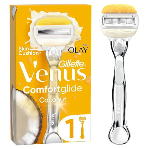 Gillette Venus Comfortglide Coconut & Olay Platinum Women's Razor