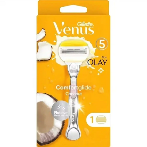 Gillette Venus Comfortglide Coconut & Olay Platinum Women's Razor